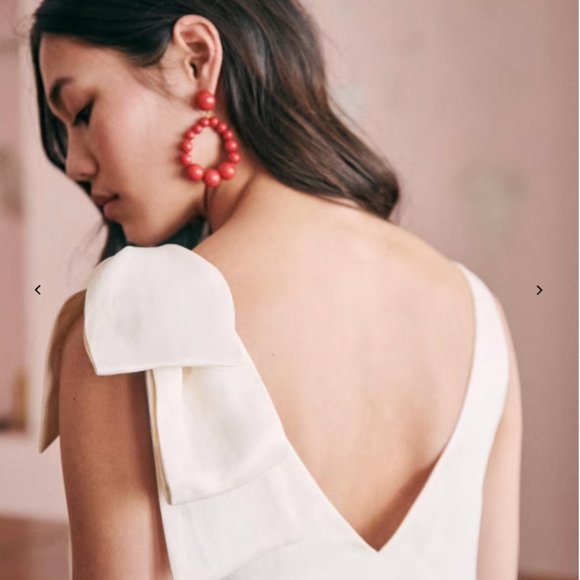 Sezane Philomena Dress in Ivory NWT - Picture 2 of 5